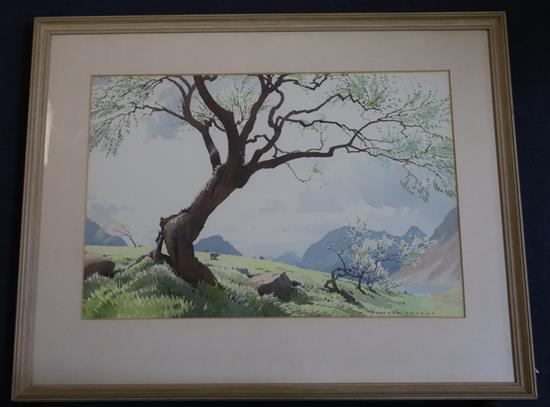§ William Heaton Cooper (1903-1995) Morning in May, Crummock Water 15 x 22in.
